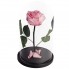 Роза в колбе Premium розовая, 29 см.